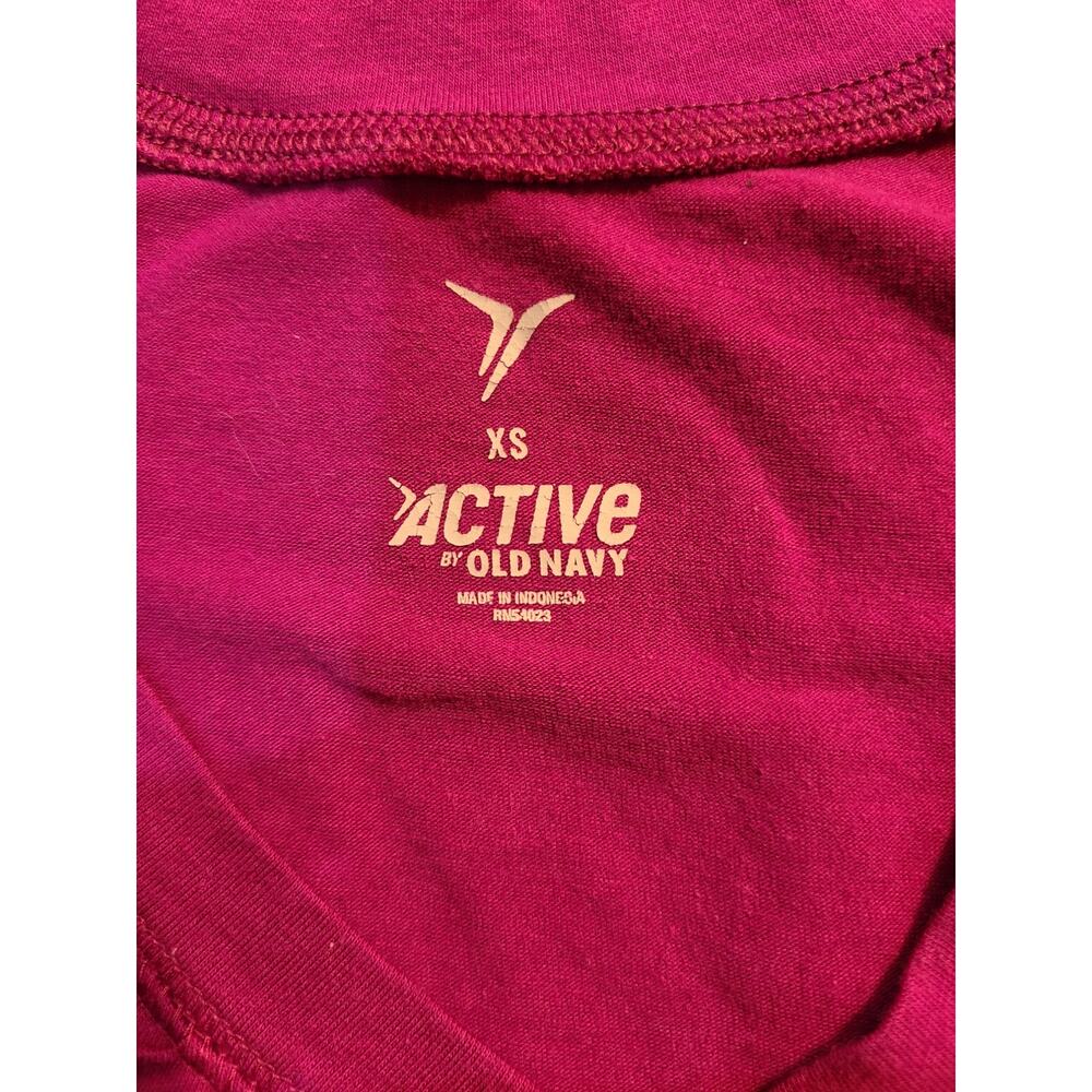 Active by old navy xs women's purple v-neck long sleeve top - Picture 4 of 8
